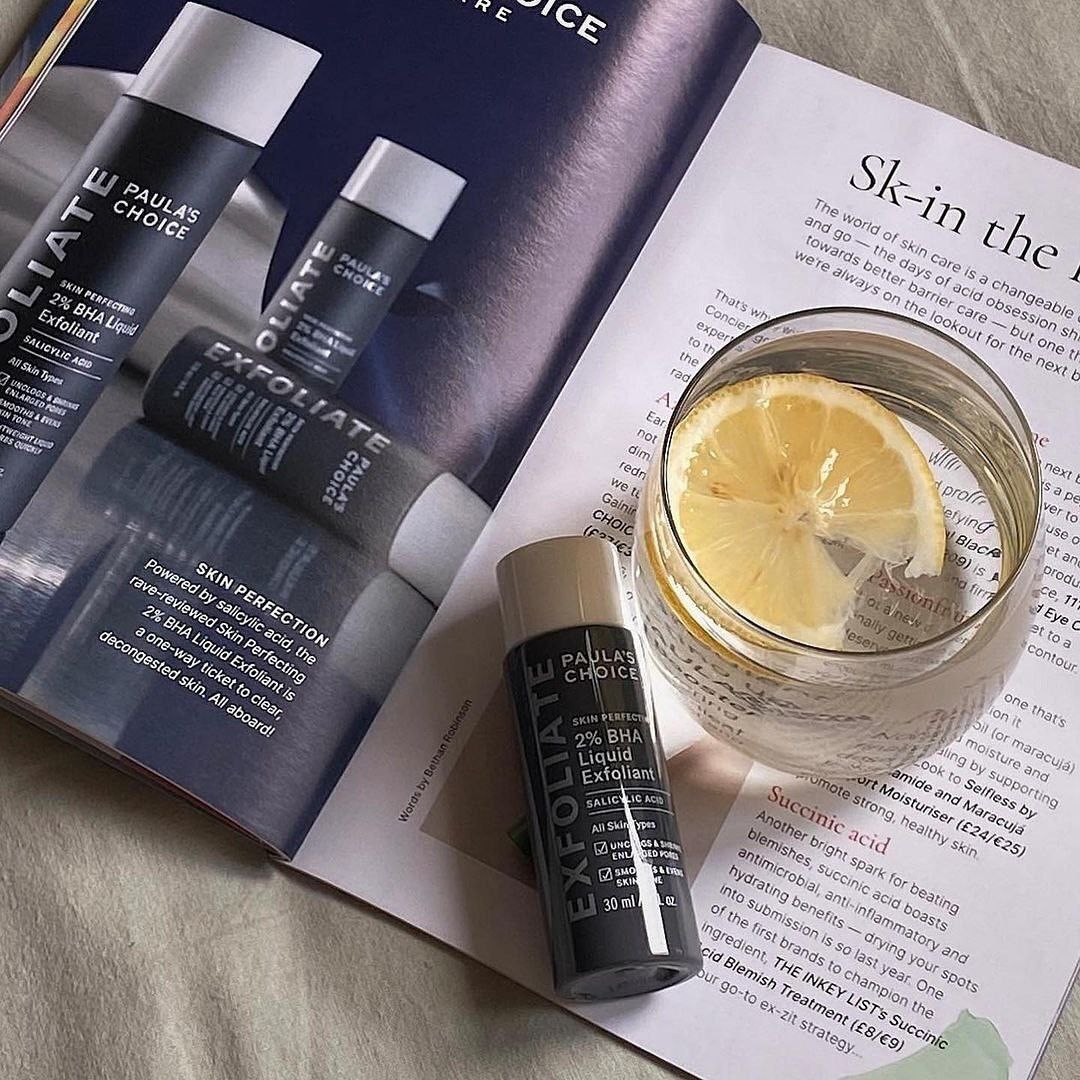لیکوئید 2% سالسیلیک اسید لایه بردار پائولاز چویس paulas choice skin perfecting 2% bha liquid exfoliant